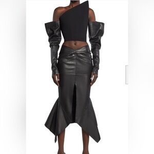 Maticevski Statement Black Mermaid Skirt